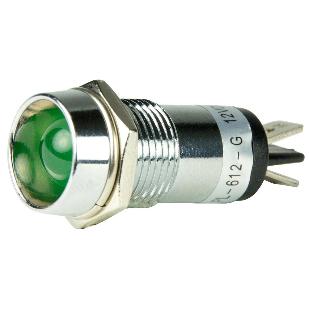 BEP LED Pilot Indicator Light - 12V - Green - Get Tight Gear