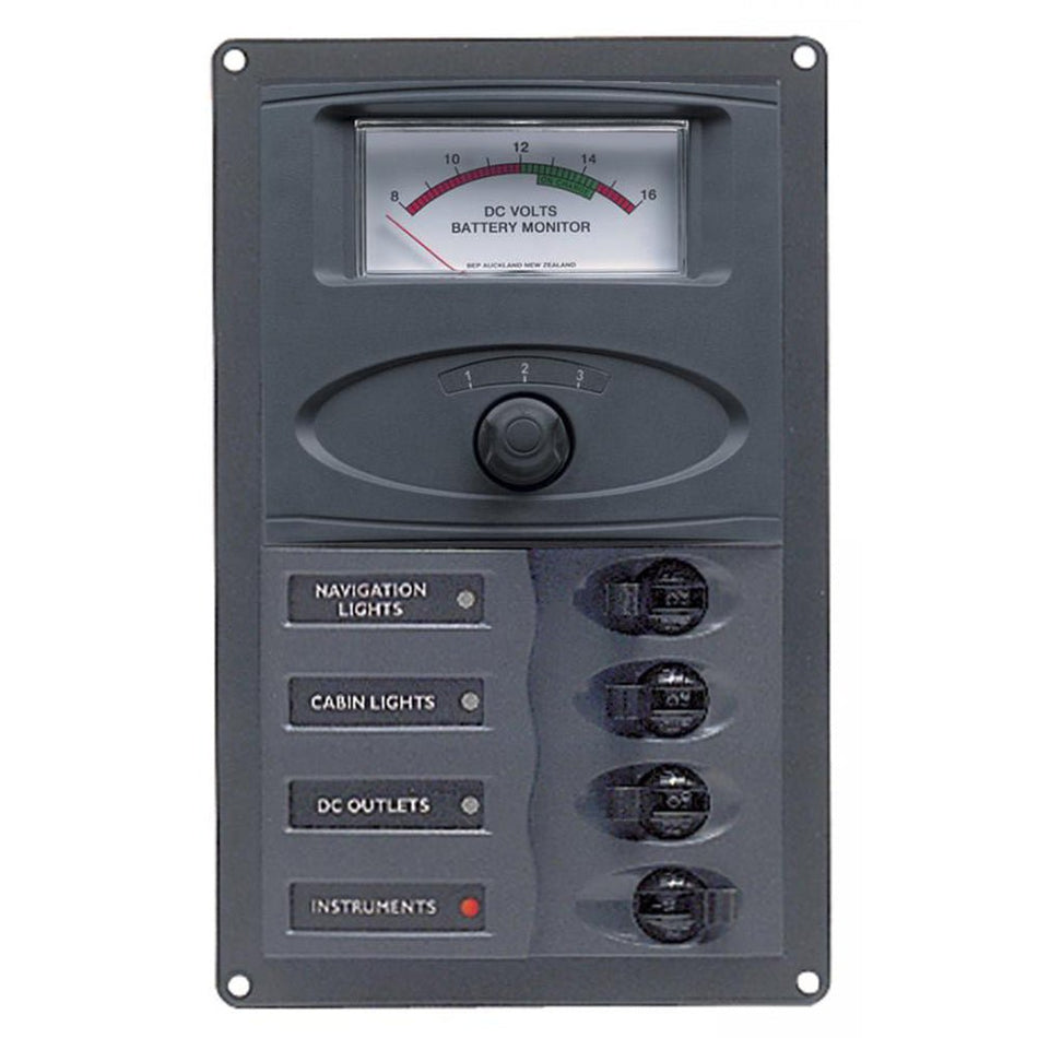 BEP Panel 4SP DC12V Analog Vertical - Get Tight Gear