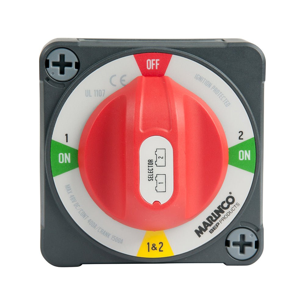 BEP Pro Installer 400A EZ - Mount Battery Selector Switch (1 - 2 - Both - Off) - Get Tight Gear