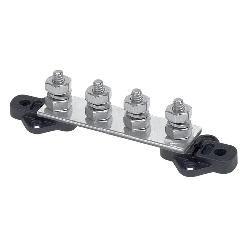 BEP Pro Installer Bus Bar - 4 Way - 150A - 1/4" Studs - Get Tight Gear