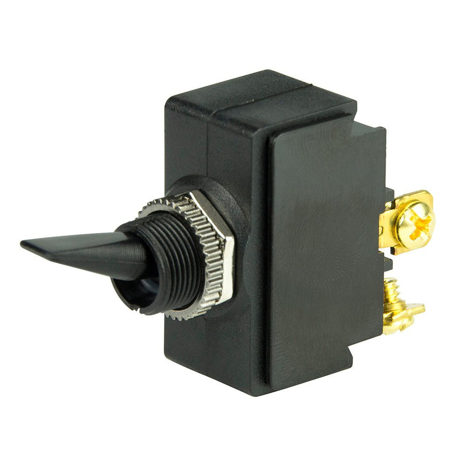BEP SPST Nylon Toggle Switch - 12V - 6 - 32 Terminal - ON/OFF - Get Tight Gear
