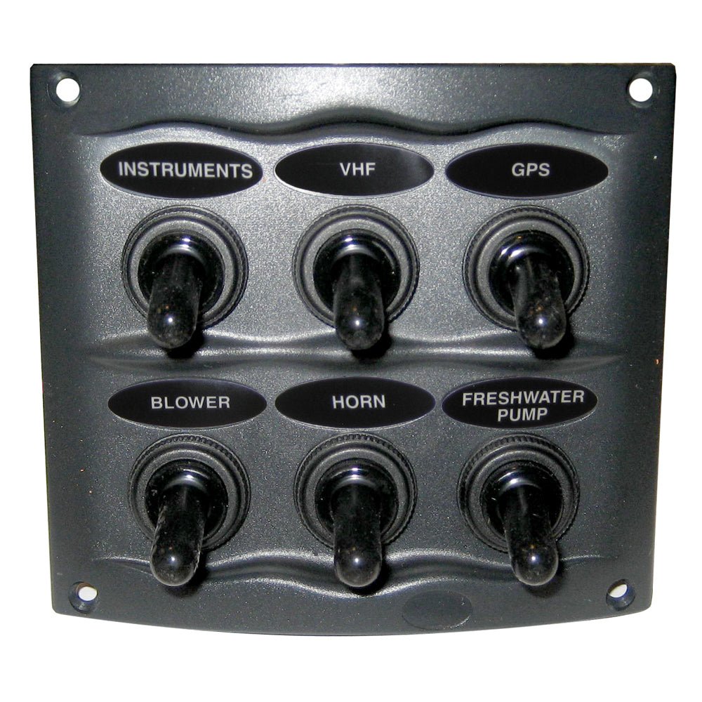 BEP Waterproof Panel - 6 Switches - Grey - Get Tight Gear