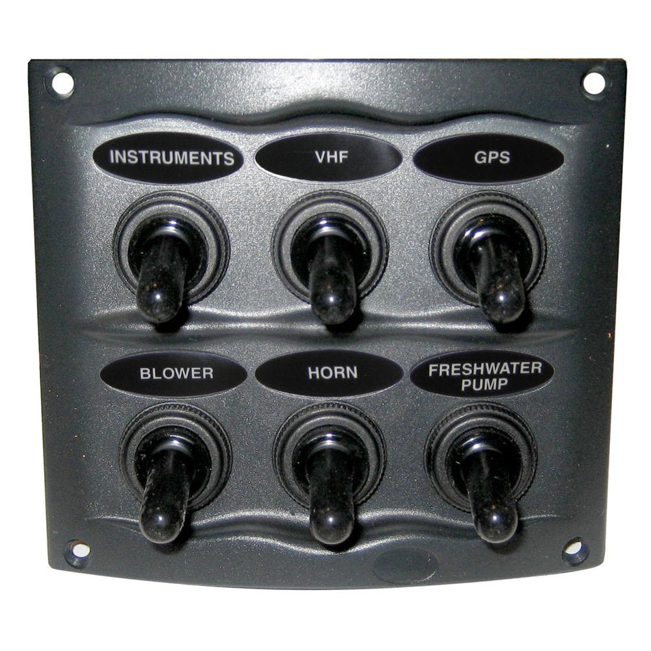 BEP Waterproof Panel - 6 Switches - Grey - Get Tight Gear