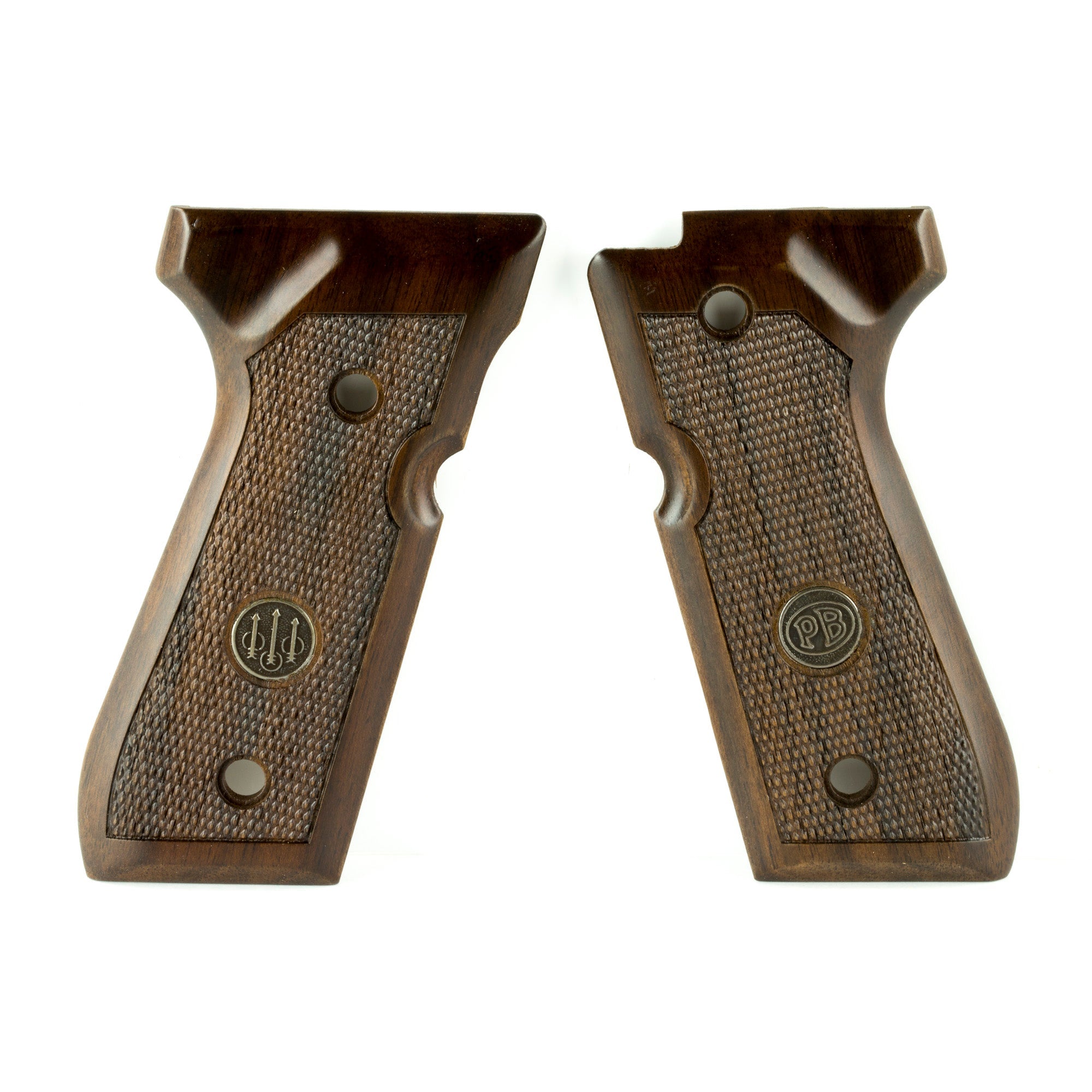 BERETTA GRIPS 92 96FS WOOD CHKRD - Get Tight Gear