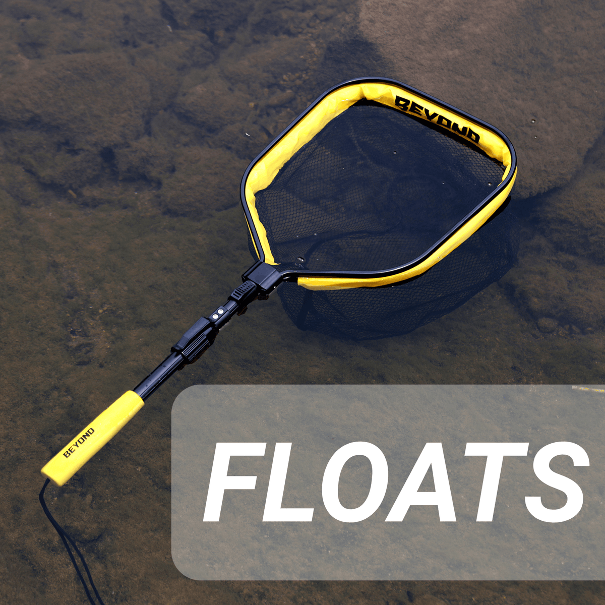 Beyond Braid Floating Fishing Net with Handle - Get Tight Gear