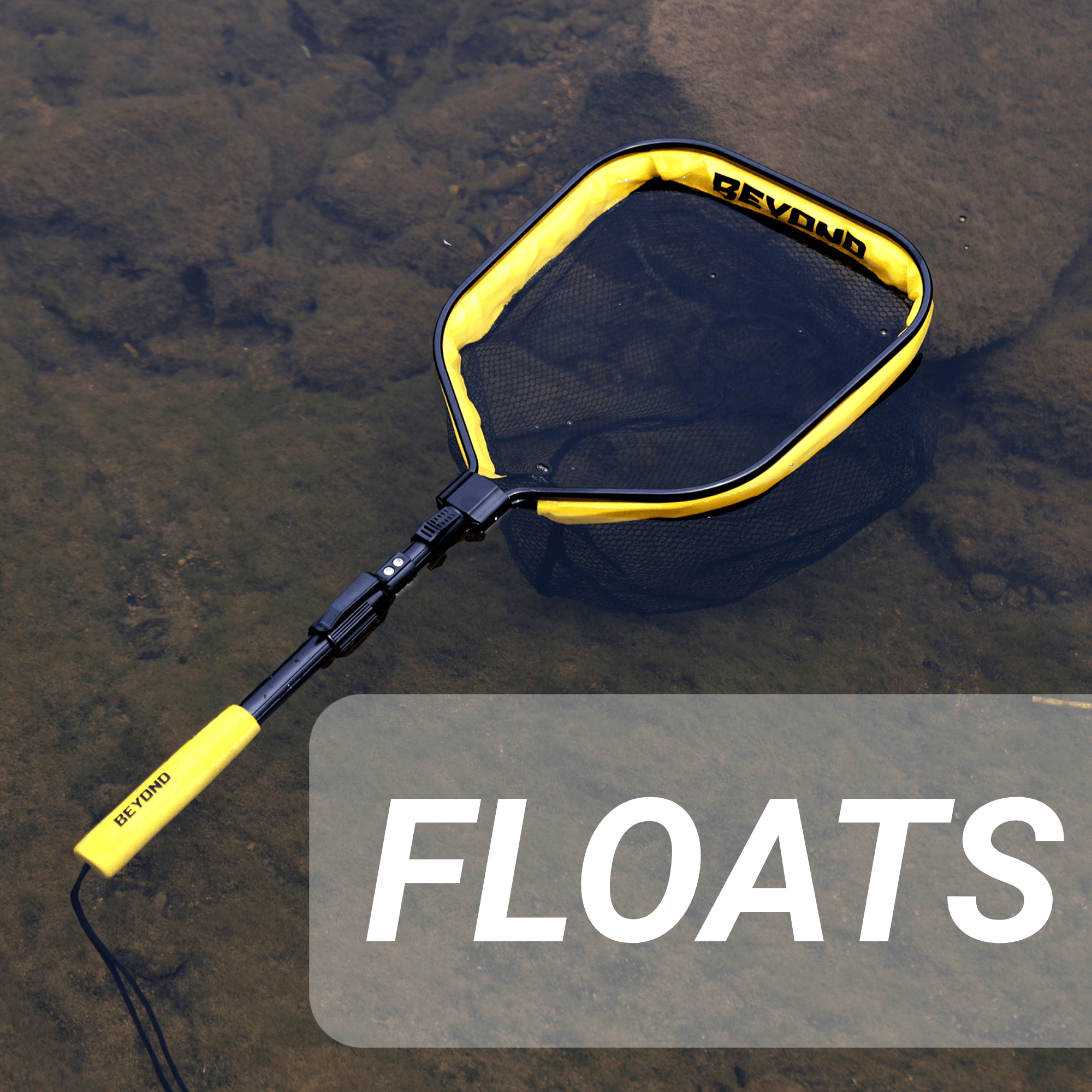 Beyond Braid Floating Fishing Net with Handle - Get Tight Gear
