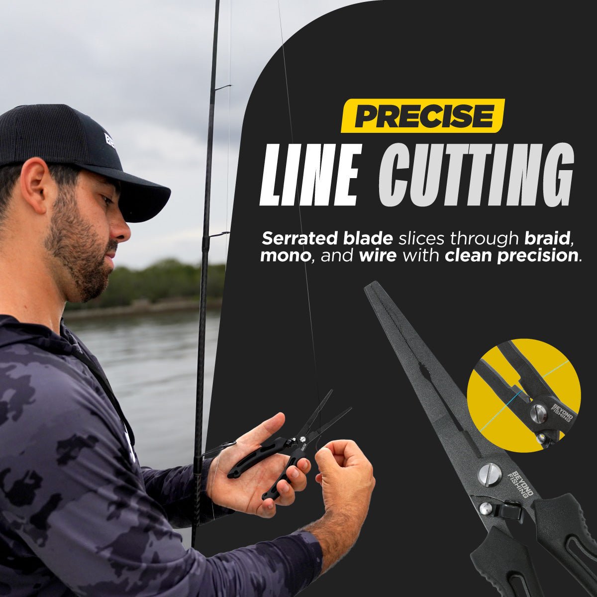 Beyond Fishing 8.5” Long Nose Fishing Pliers - Get Tight Gear