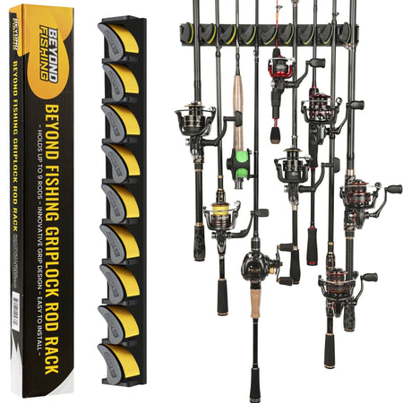 Beyond Fishing GripLock Vertical Fishing Rod Rack - Get Tight Gear