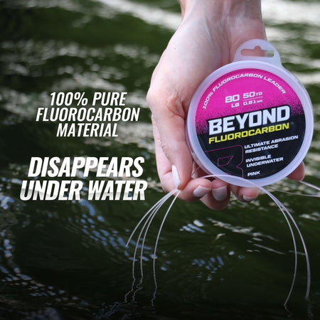 Beyond Fluorocarbon Leader Material 50YD Clear - Get Tight Gear