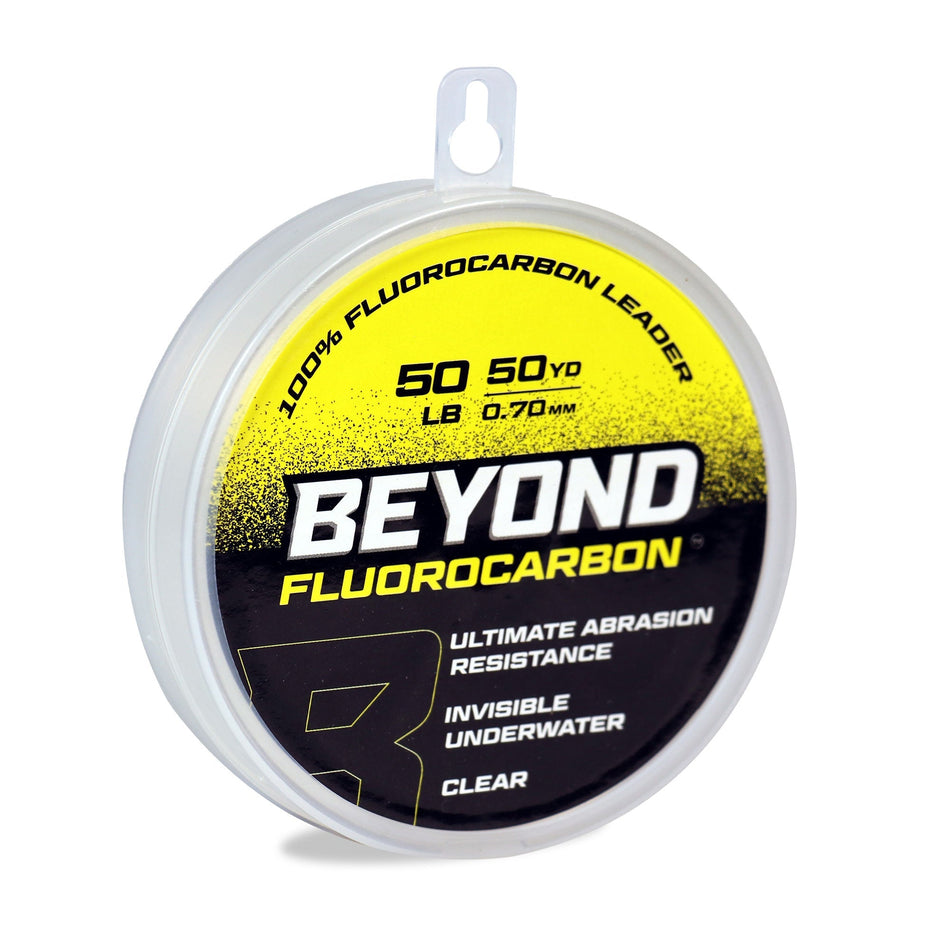 Beyond Fluorocarbon Leader Material 50YD - Pink Or Clear - Get Tight Gear
