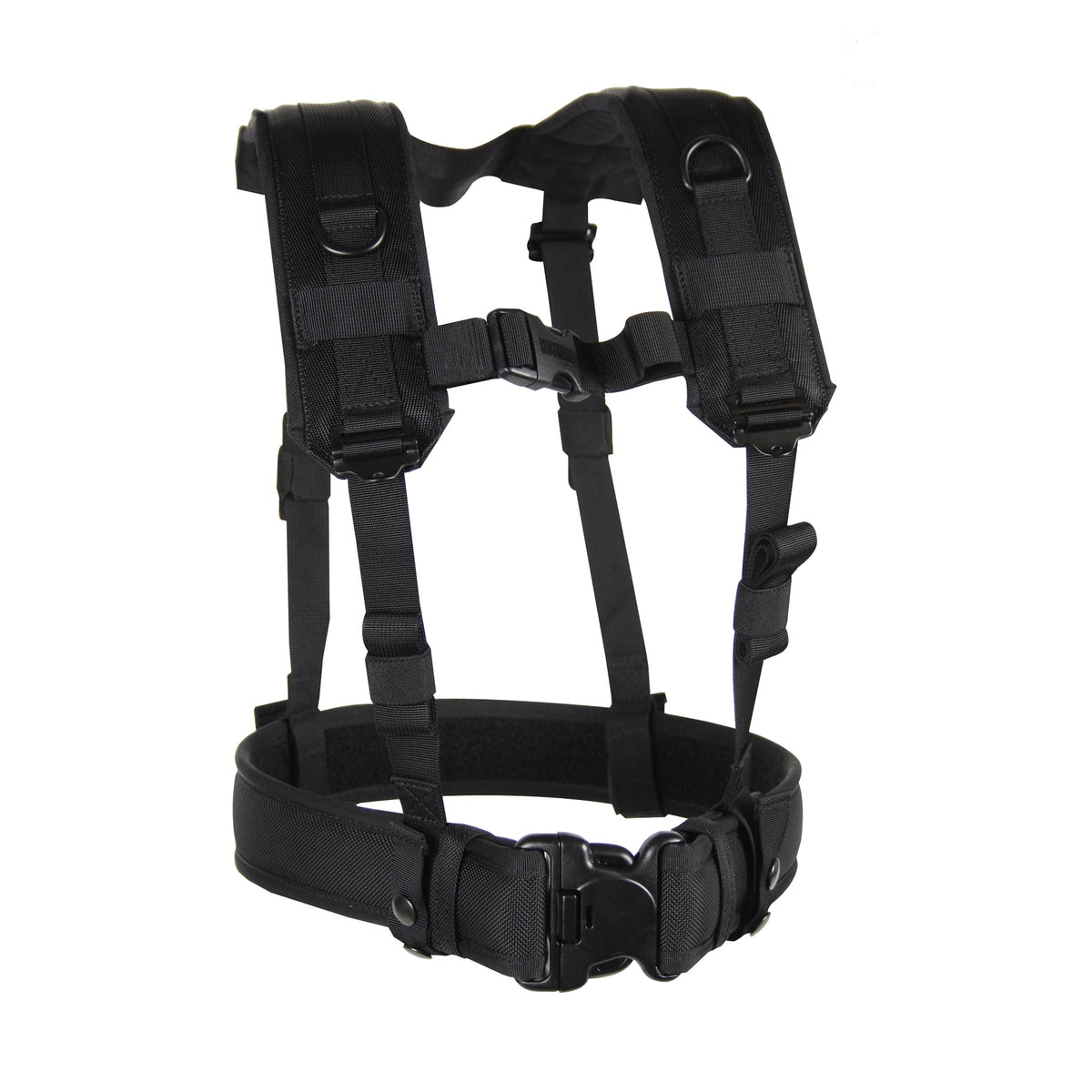 BH LOADBEARING SUSPENDERS/HRNS BLK - Get Tight Gear