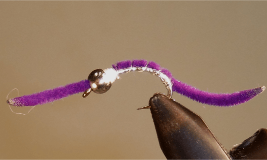 BH Silver Belly Worm - Purple - Get Tight Gear