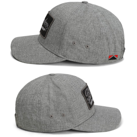 Big Bamboo Fly Rod Heathered 6 - Panel Fly Fishing Patch Cap - Get Tight Gear