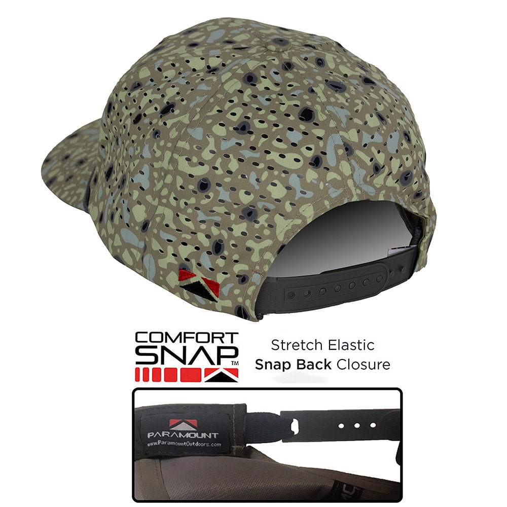 Big Foot Squatch Perforated Fishing 6 - Panel Rope Cap Tan - Get Tight Gear