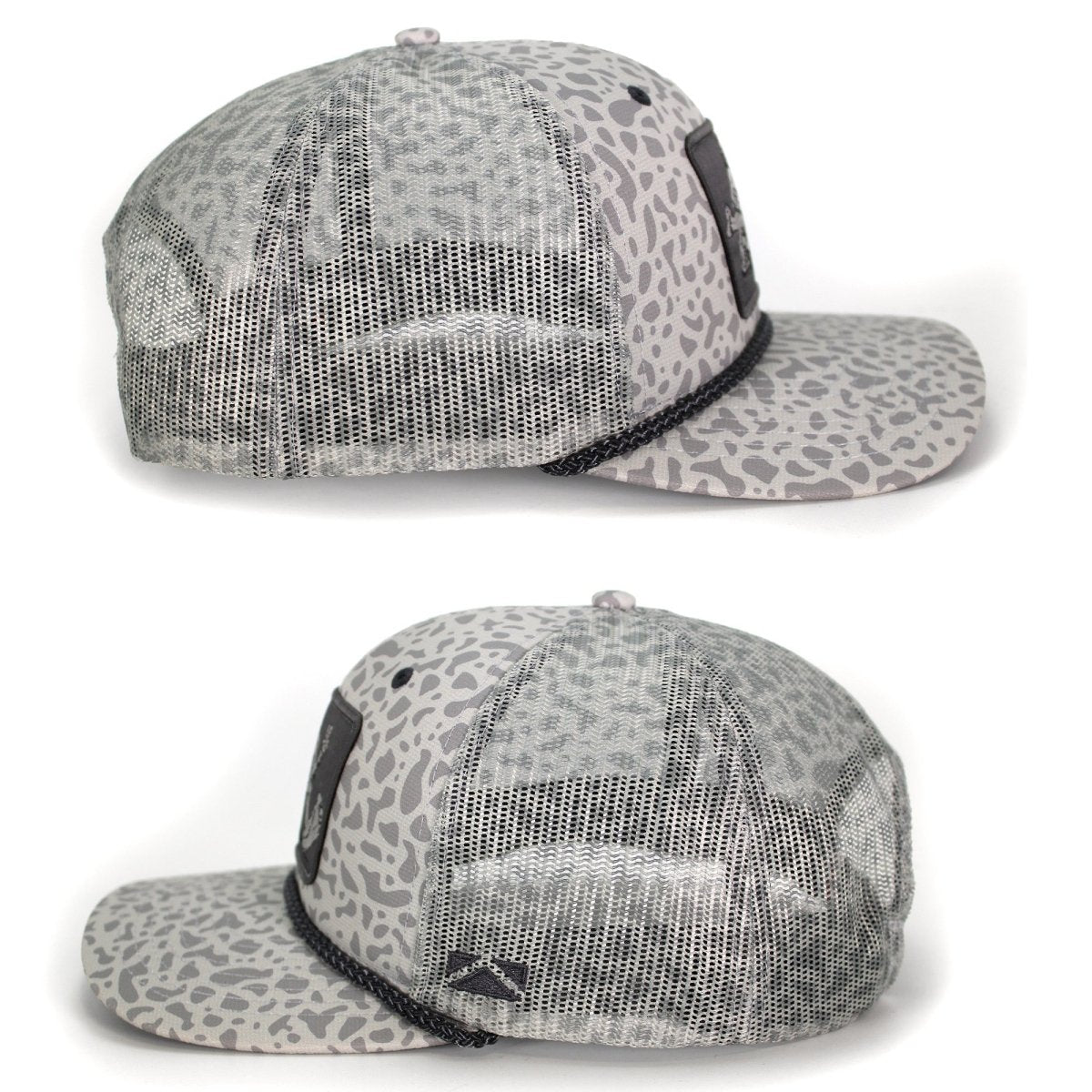 Bigfoot Bass Squatch Fishing 6 - Panel Rope Cap - Get Tight Gear