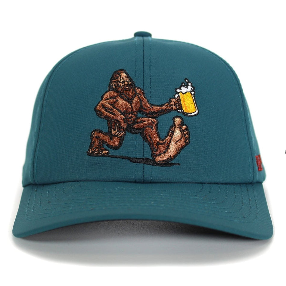 Bigfoot Beer Run Hat 6 - Panel Performance Cap - Get Tight Gear