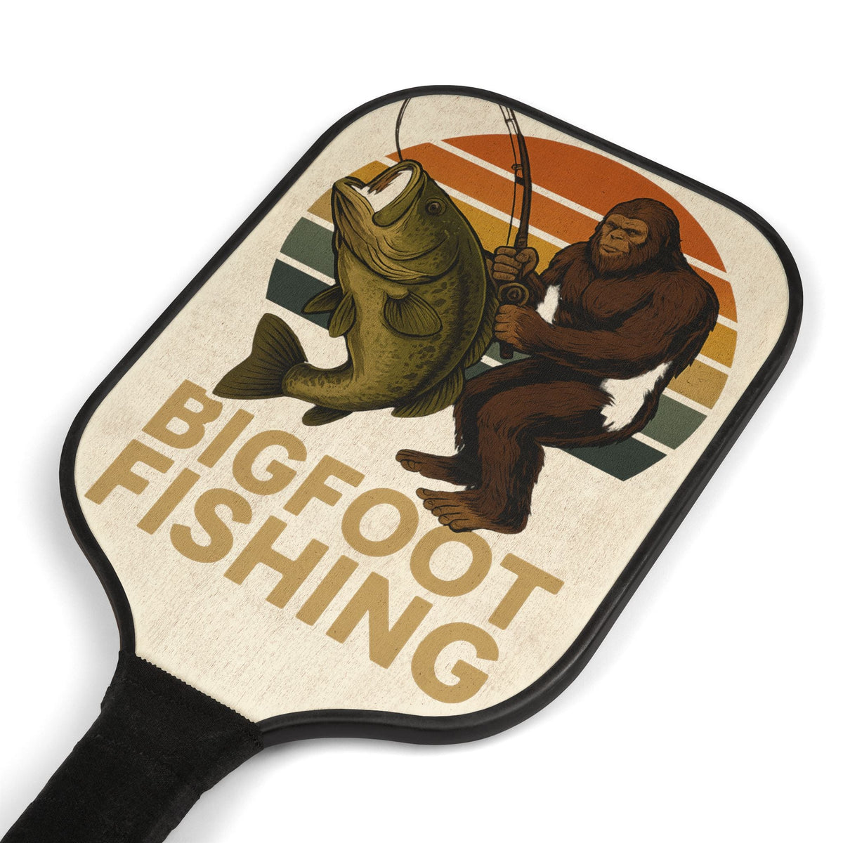 Bigfoot Fishing Pickleball Paddle Set - Fun Outdoor Sports Gear - Get Tight Gear