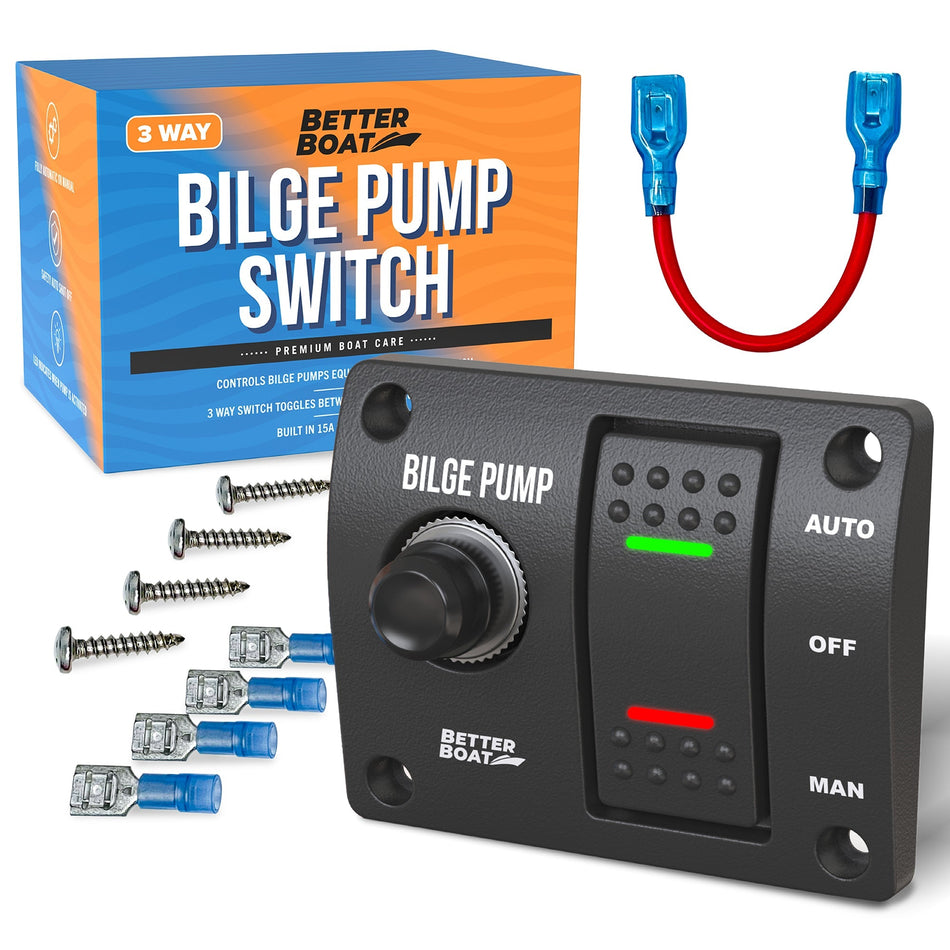 Bilge Pump Switch 3 Way - Get Tight Gear