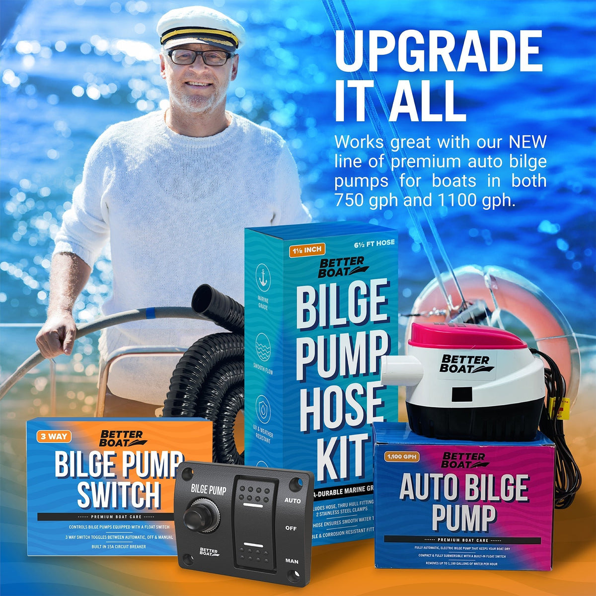 Bilge Pump Switch 3 Way - Get Tight Gear