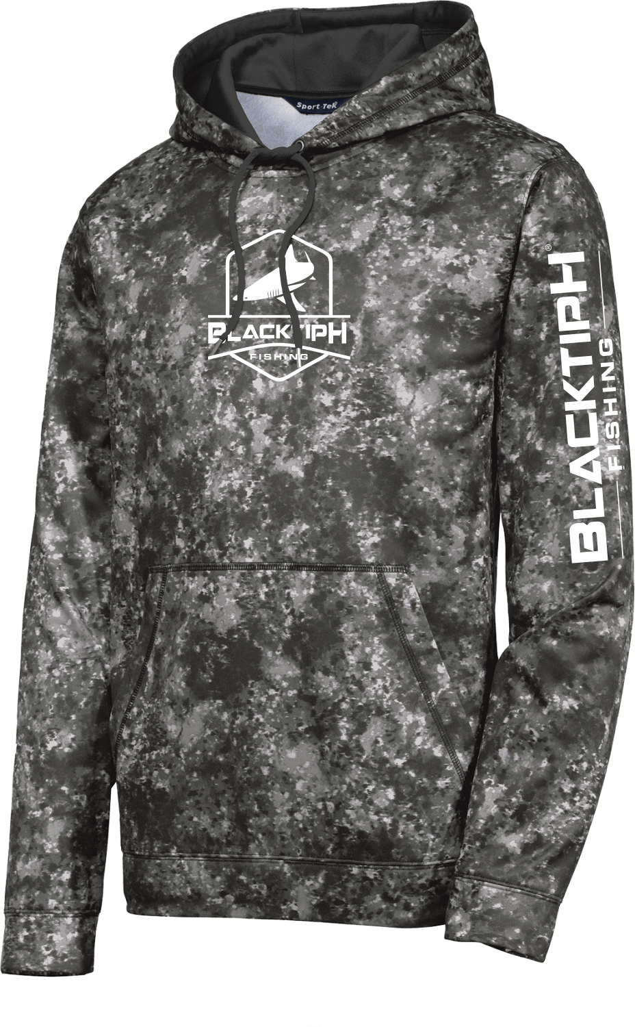 Black Mineral Freeze Fleece Hooded Pullover - Get Tight Gear