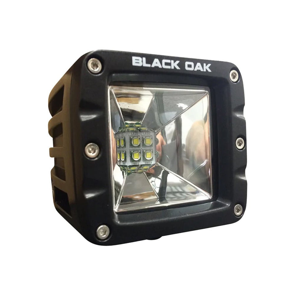 Black Oak 2" LED Light Pod - Scene Optics - Black Housing - Pro Series 3.0 - Get Tight Gear