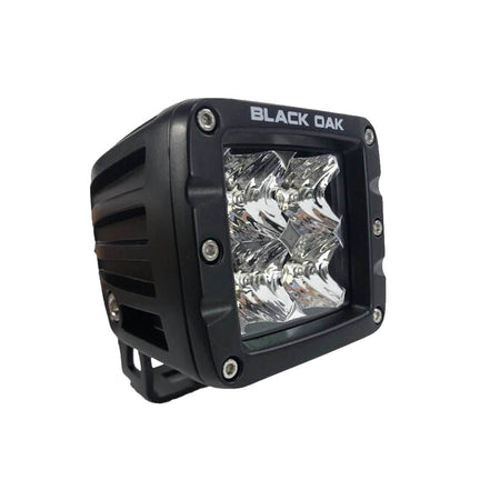 Black Oak 2" LED Pod Light - Spot Optics - Black Housing - Pro Series 3.0 - Get Tight Gear