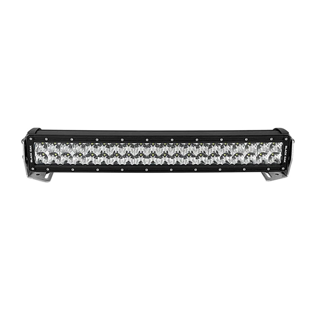 Black Oak Pro Series 3.0 Curved Double Row 20" LED Light Bar - Combo Optics - Black Housing - Get Tight Gear