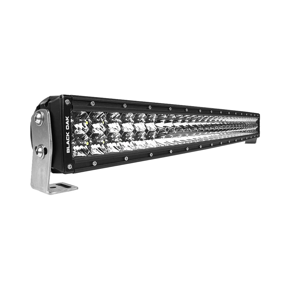Black Oak Pro Series 3.0 Curved Double Row 30" LED Light Bar - Combo Optics - Black Housing - Get Tight Gear