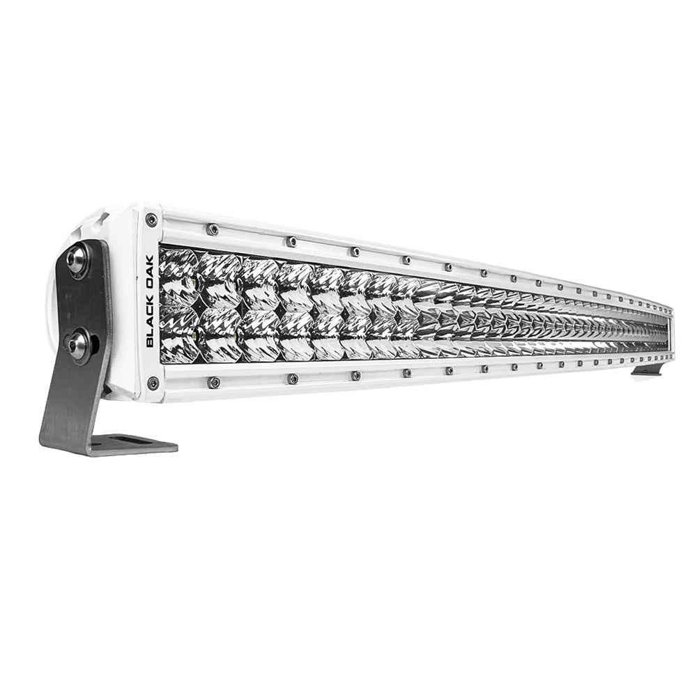 Black Oak Pro Series 3.0 Curved Double Row 40" LED Light Bar - Combo Optics - White Housing - Get Tight Gear