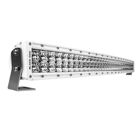 Black Oak Pro Series 3.0 Curved Double Row 40" LED Light Bar - Combo Optics - White Housing - Get Tight Gear