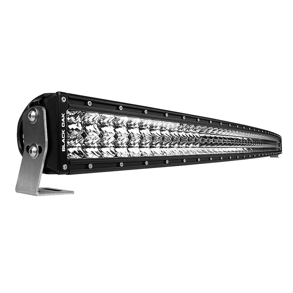 Black Oak Pro Series 3.0 Curved Double Row Combo 50" Light Bar - Black - Get Tight Gear
