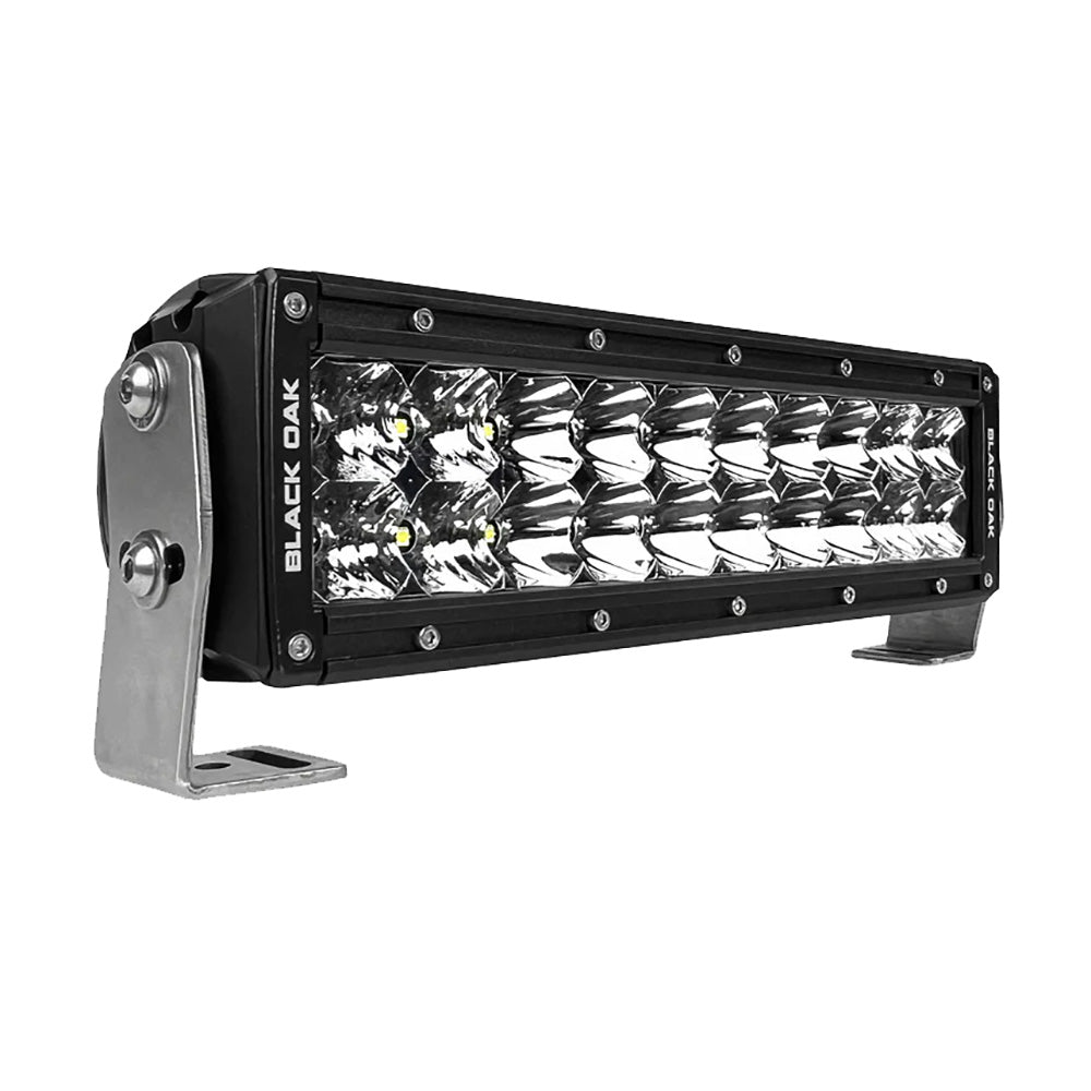 Black Oak Pro Series 3.0 Double Row 10" LED Light Bar - Combo Optics - Black Housing - Get Tight Gear
