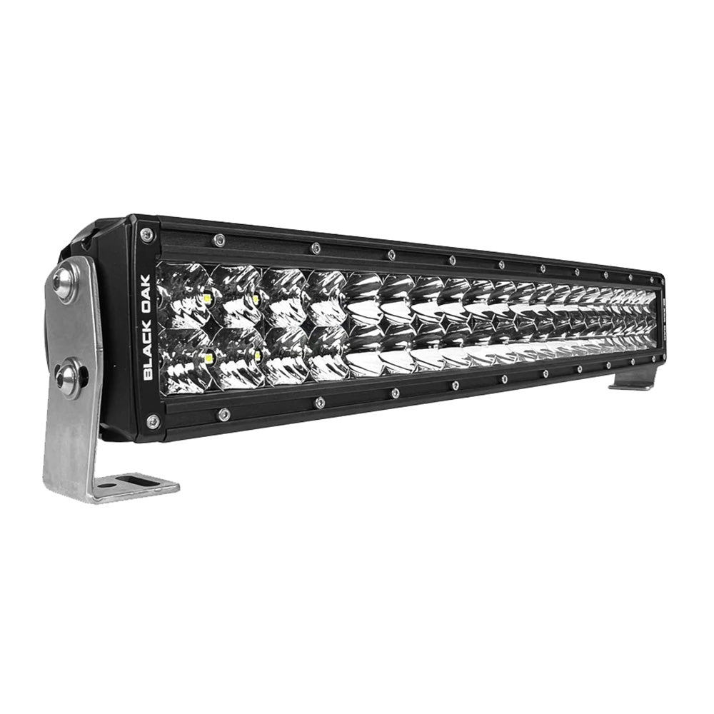 Black Oak Pro Series 3.0 Double Row 20" LED Light Bar - Combo Optics - Black Housing - Get Tight Gear