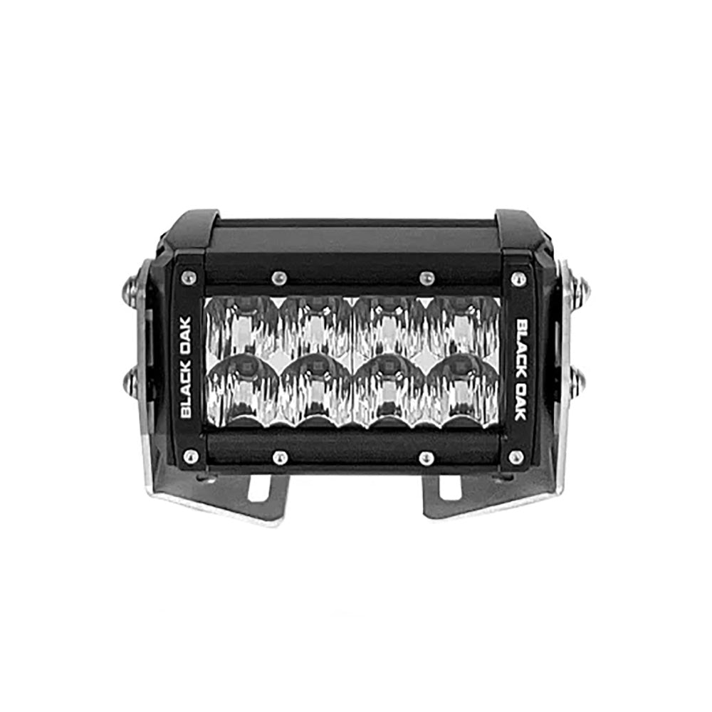 Black Oak Pro Series 3.0 Double Row 4" LED Light Bar - Spot Optics - Black Housing - Get Tight Gear