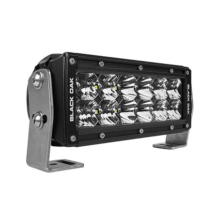 Black Oak Pro Series 3.0 Double Row 6" LED Light Bar - Combo Optics - Black Housing - Get Tight Gear