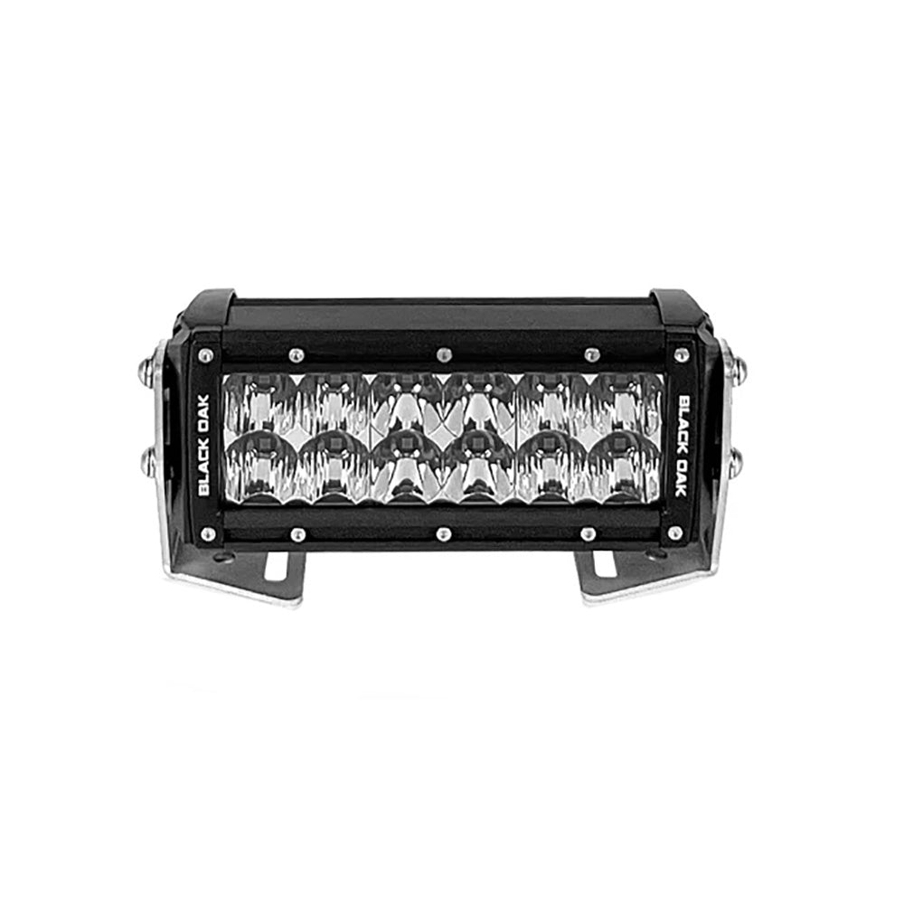 Black Oak Pro Series 3.0 Double Row 6" LED Light Bar - Combo Optics - Black Housing - Get Tight Gear