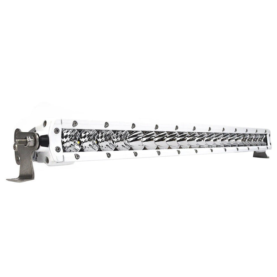 Black Oak Pro Series 3.0 Single Row 20" LED Light Bar - Combo Optics - White Housing - Get Tight Gear
