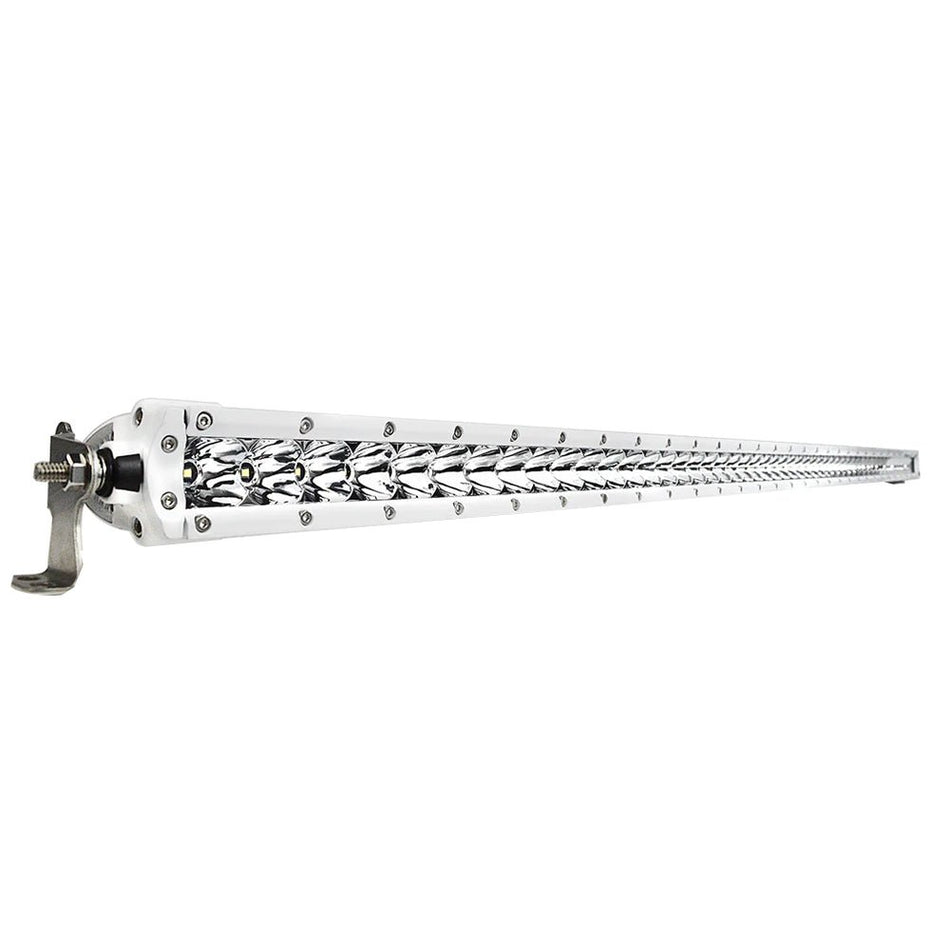 Black Oak Pro Series 3.0 Single Row 50" LED Light Bar - Combo Optics - White Housing - Get Tight Gear