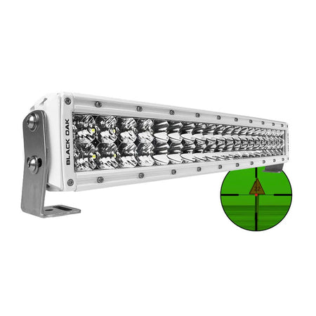 Black Oak Pro Series Double Row Combo Infrared 20" 850nm Light Bar - White - Get Tight Gear