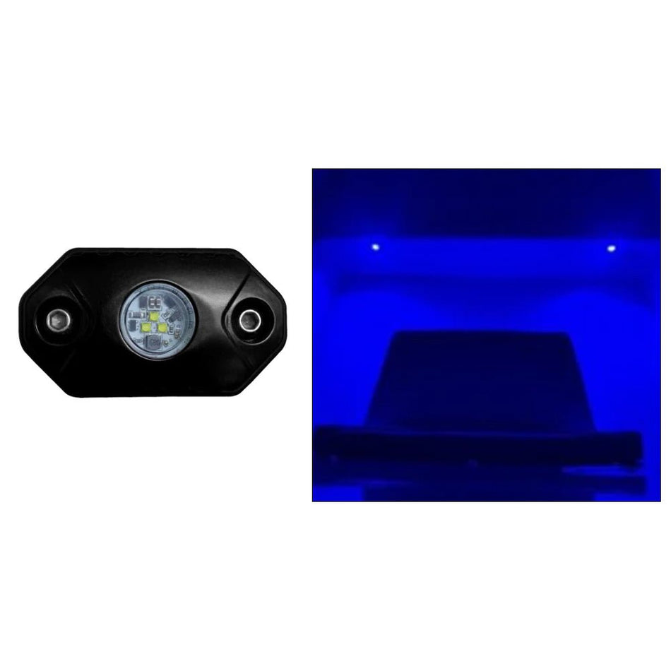 Black Oak Rock Accent Light - Blue - Black Housing - Get Tight Gear