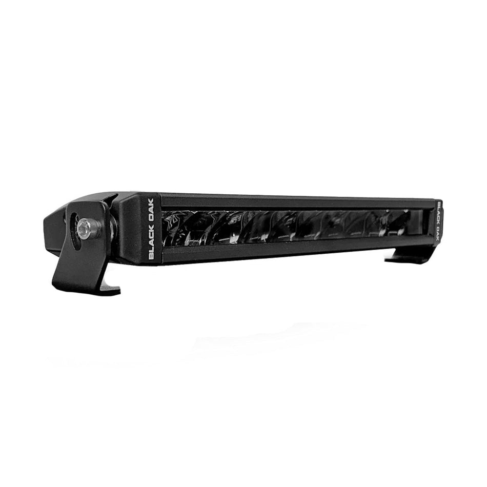 Black Oak Single Row Slim 10" 150W Dual Color LED Light Bar - White & Yellow - Combo Beam - Get Tight Gear