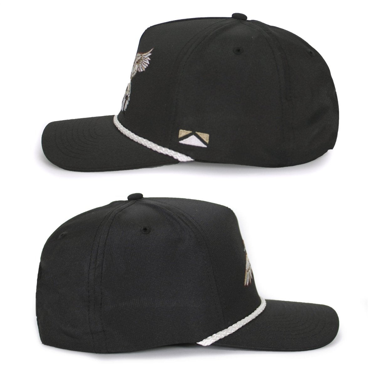 Black Pintail Performance Rope Cap - Get Tight Gear