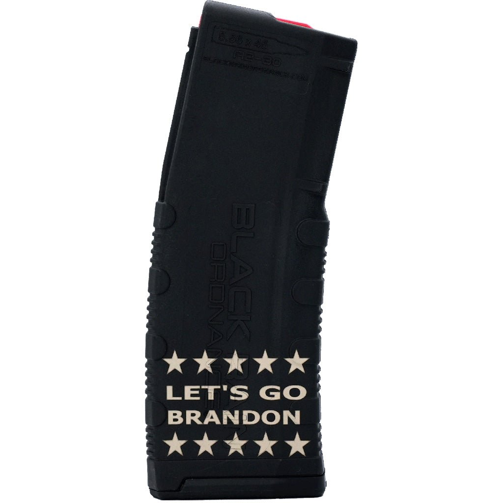 Black Rain Ordnance Lasered AR15 Magazine LGB Line of Stars 30 rd. - Get Tight Gear