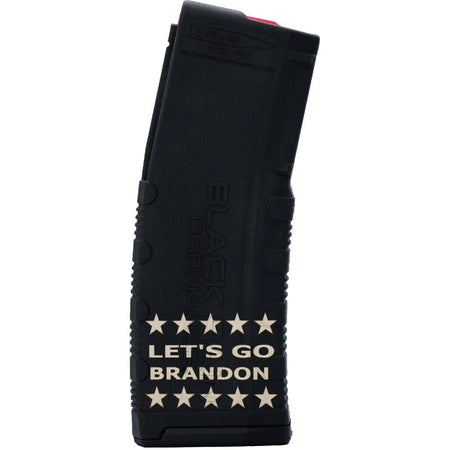 Black Rain Ordnance Lasered AR15 Magazine LGB Line of Stars 30 rd. - Get Tight Gear