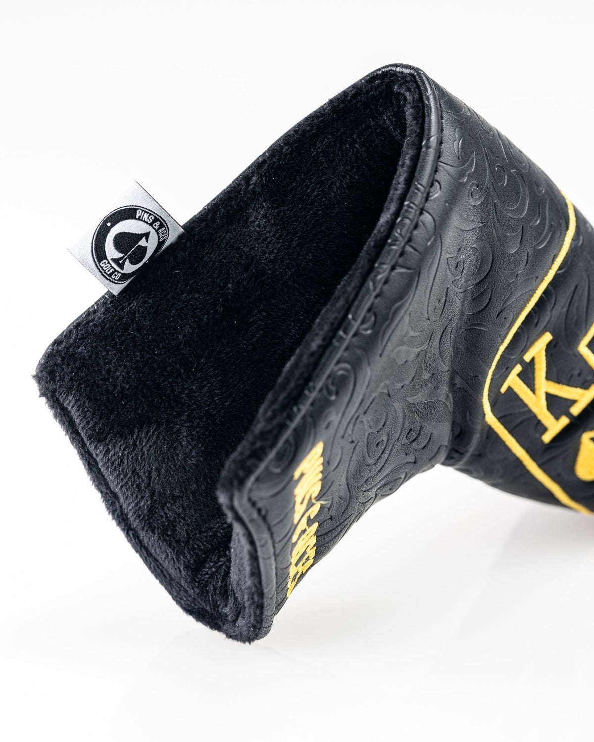 Black/Gold Ace of Spades - Blade Putter Cover - Get Tight Gear