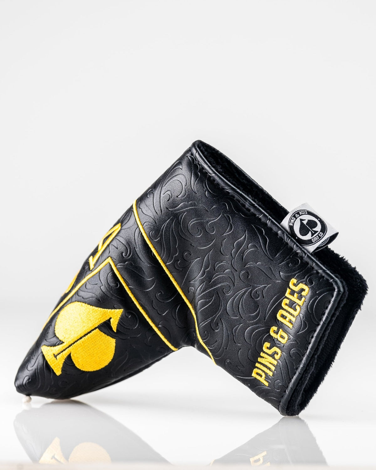 Black/Gold Ace of Spades - Blade Putter Cover - Get Tight Gear