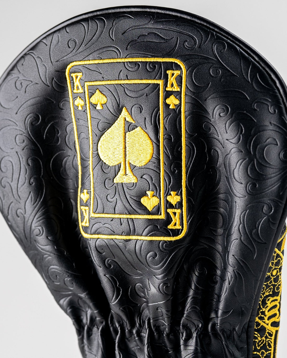 Black/Gold King of Spades - Driver Cover - Get Tight Gear