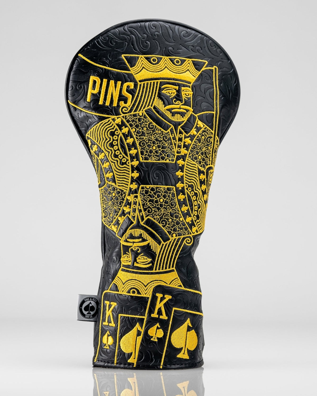 Black/Gold King of Spades - Driver Cover - Get Tight Gear