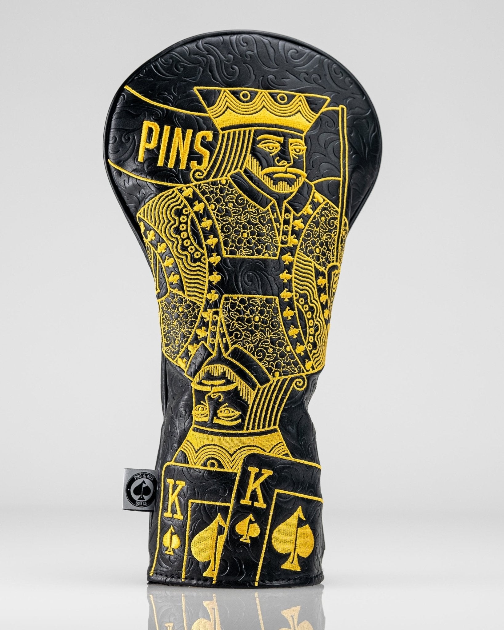 Black/Gold King of Spades - Driver Cover - Get Tight Gear