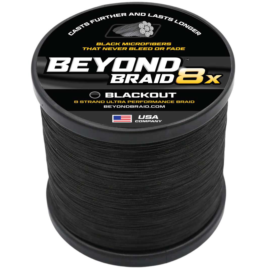 Blackout 8X NO FADE BRAID - Ultra Performance 8 Strand - Get Tight Gear